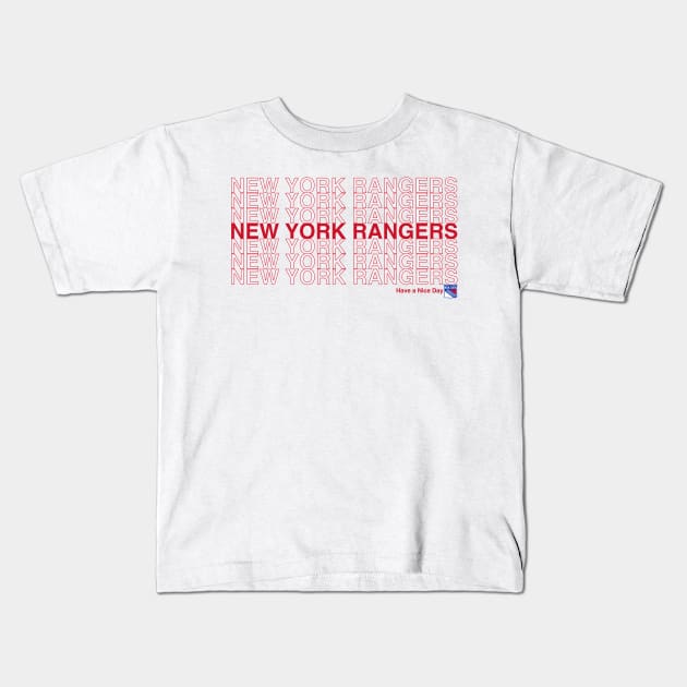 NEW YORK RANGERS THANK YOU Kids T-Shirt by pcollett88